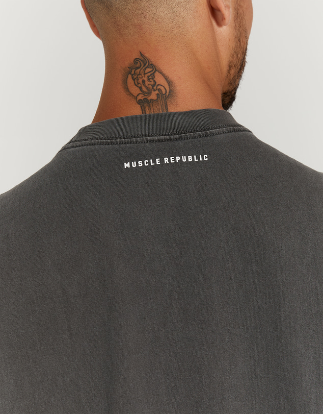 Muscle Republic - Mens Heavy Oversized Tank - Timeless