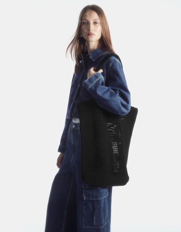 COS - Oversized Crochet Tote Bag