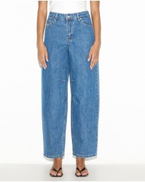 Dazie - Palma Mid Rise Barrel Jeans