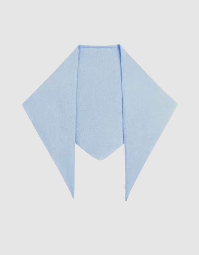SILK MAGNOLIA - Cashmere Triangle Scarf