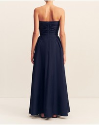 Shona Joy - Celeste Strapless Panelled Maxi Dress