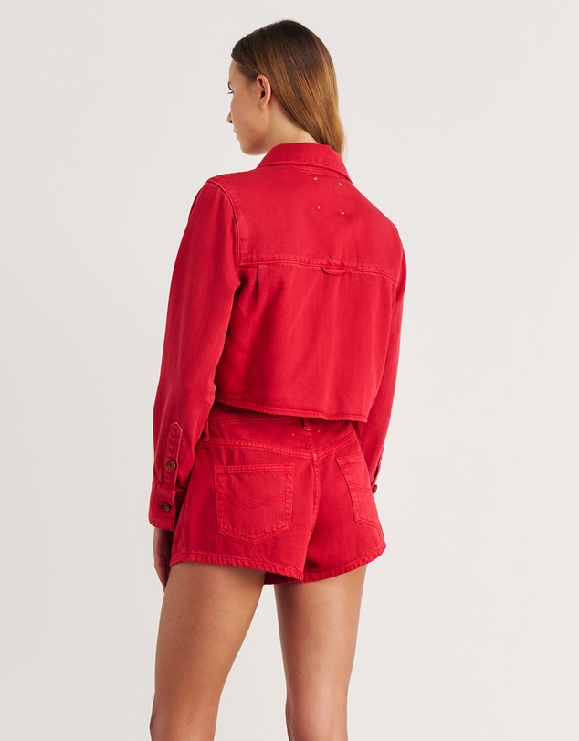 Jag - Nfw Garment Dye Crop Shirt