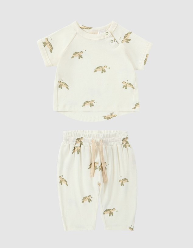 Susukoshi - Boxy Tee x Pant Set