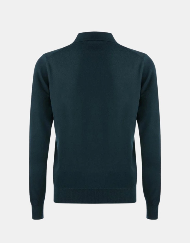 Henry Bucks - Henry Sartorial Merino Wool Button Front Knit