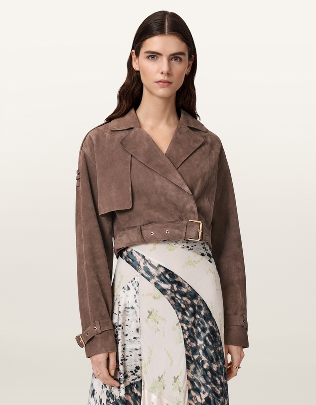 AllSaints - Ophelia Suede Jacket