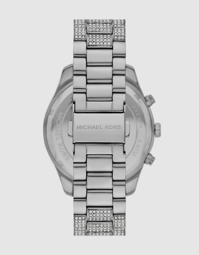 Michael Kors - Lexington Silver Chronograph Watch