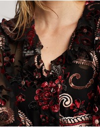LENNI the label - Firefly Burnout Blouse