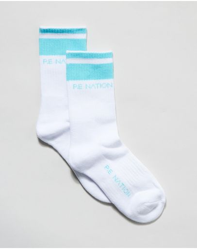 Turquoise & Optic White