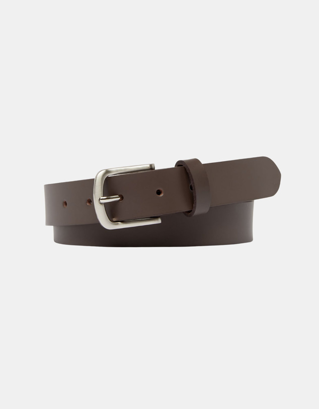 Buckle - Flint. Australian Made Buffalo Leather Belt. 30mm width.