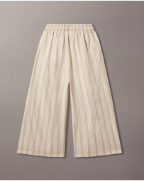 Calvin Klein Jeans - Girls Relaxed Striped Poplin Pants