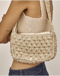 Arms Of Eve - India Hand Bag - Biscotti
