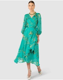 SACHA DRAKE - Lorelei Wrap Midi Dress