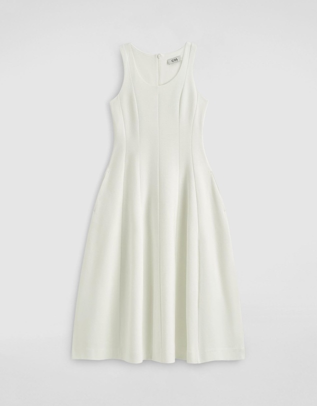 COS - Sculpted Cotton Midi Dress