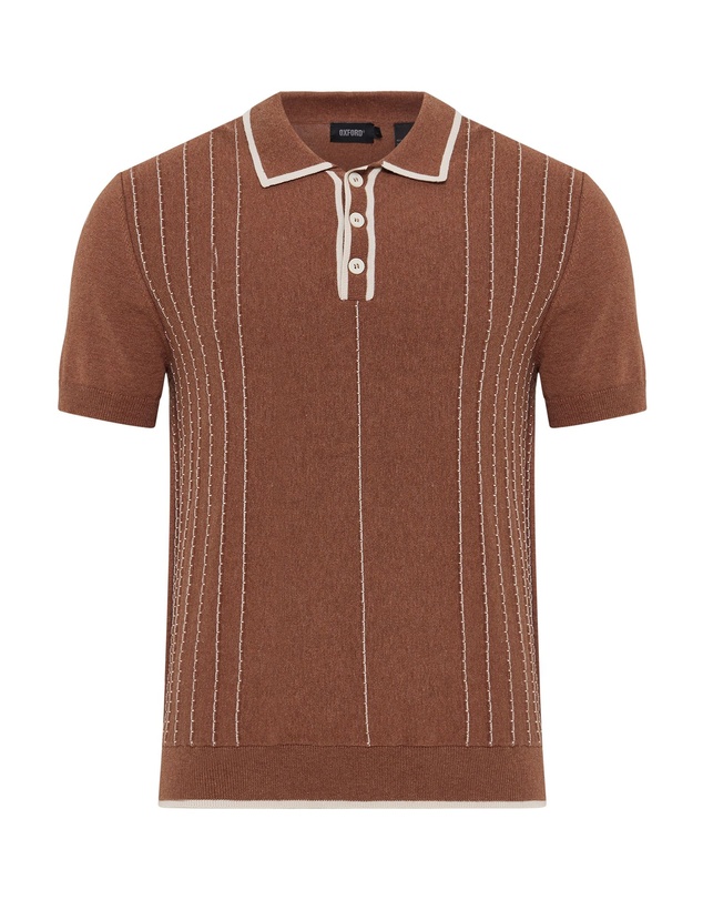 Oxford - Roman Piping Trim Knitted Polo