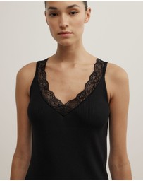 Witchery - Lace Rib Tank Top