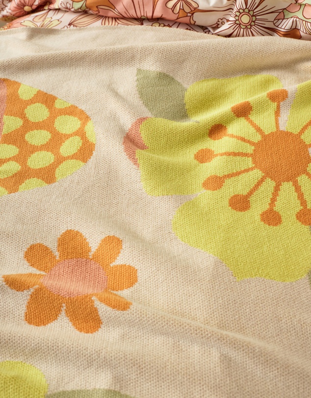 Linen House Kids - Flower Power Blanket