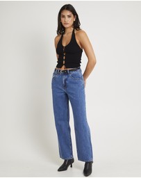 Insight - Bobby Baggy Dad Denim Jeans Petite