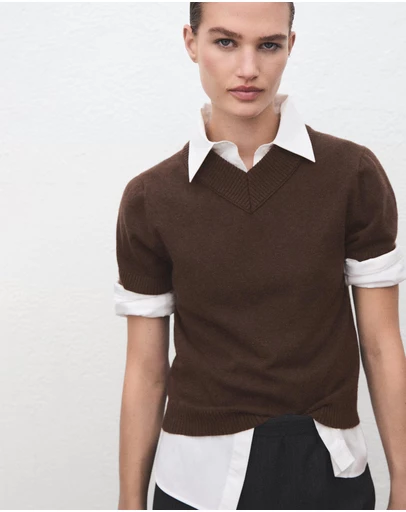 M.N.G - V-Neck Knit Sweater