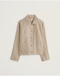 Seasalt - Seasalt Cornwall Neutrals Arame Linen Jacket