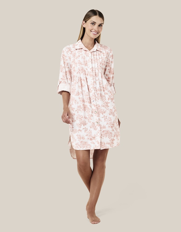 Papinelle - Nostalgia Cosy Pleat Front Nightie