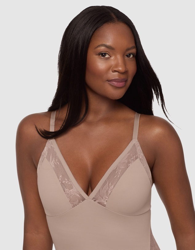 Miraclesuit Shapewear - Modern Romance Wirefree Lace Shapewear Bodysuit