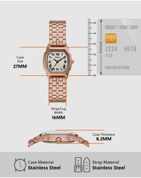 Fossil - Harlow Rose Gold Tone Analogue Watch