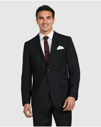 Tarocash - Titan Slim Wool Suit Jacket