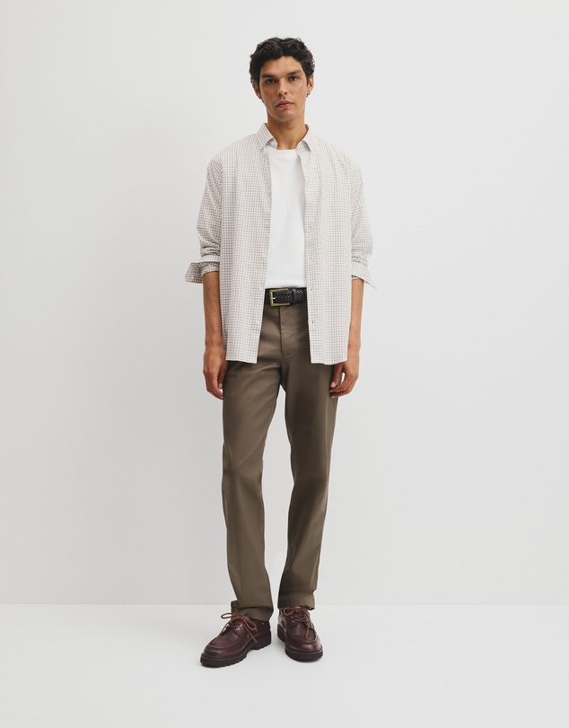 Country Road - Regular Fit Cotton Grid Shirt