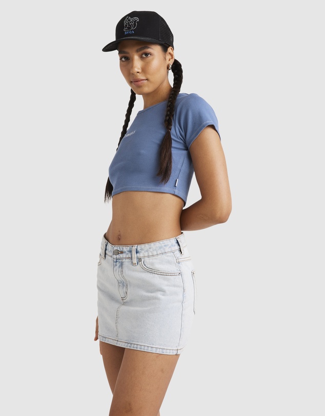 RVCA - Womens Mini Denim Skirt
