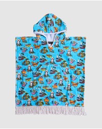 Kip&Co - KipCo x Mambo Mambo World Printed Terry Poncho - Kids