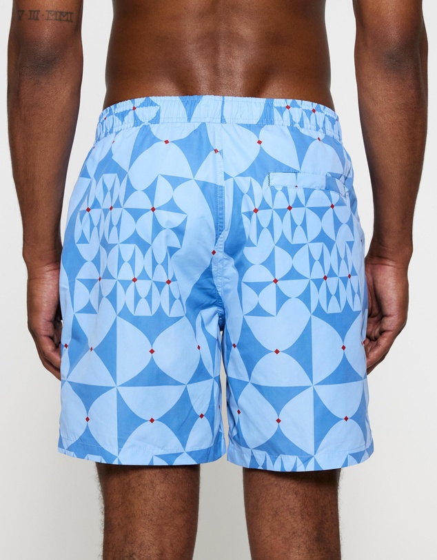 Scotch & Soda - Printed Mid-Length Swimshort
