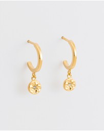 Kirstin Ash - Star Coin Hoops