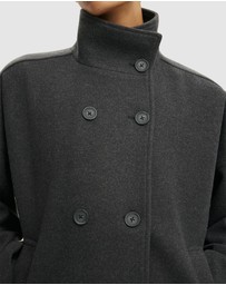 Cotton On - Funnel Neck Coat