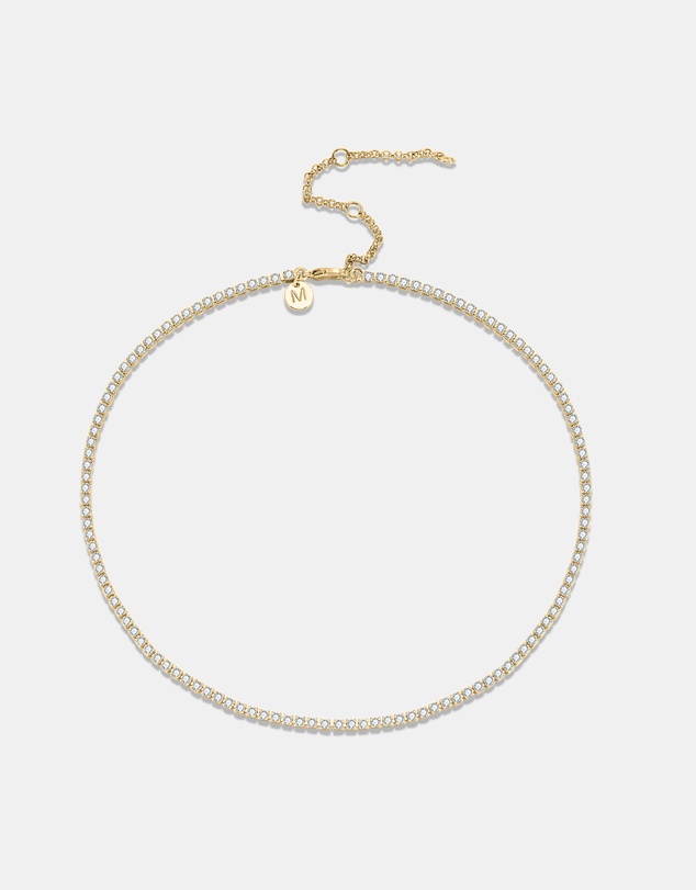 Mestige - Faye Tennis Choker - 18K Gold Plated