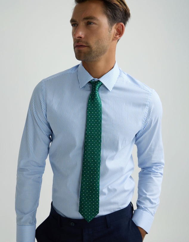 Oxford - Beckton Striped Cotton Shirt