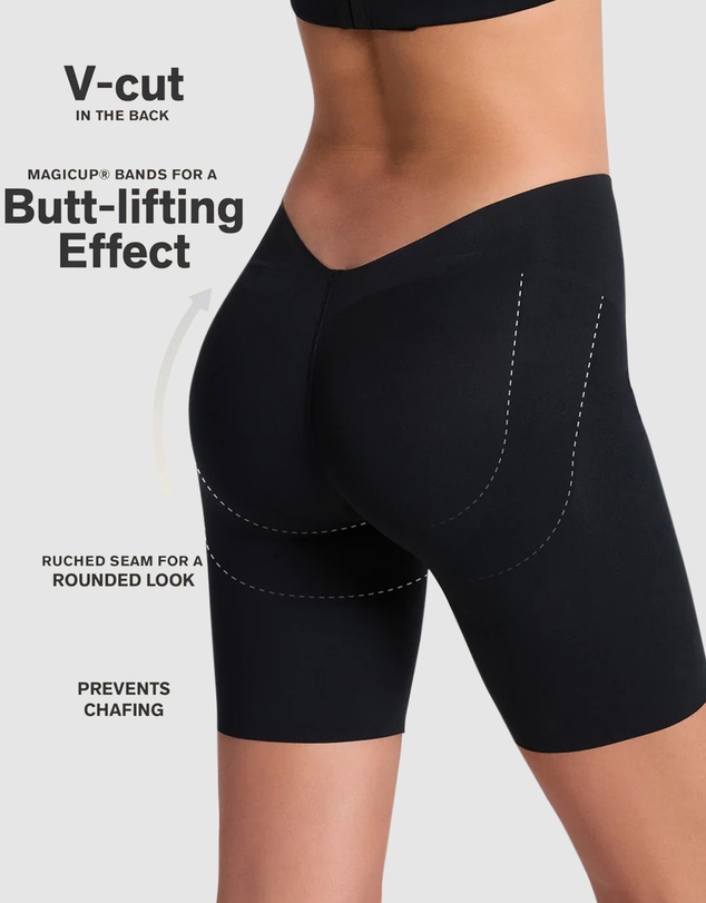 Leonisa - InvisiPlunge Undetectable Low Back Shapewear Short