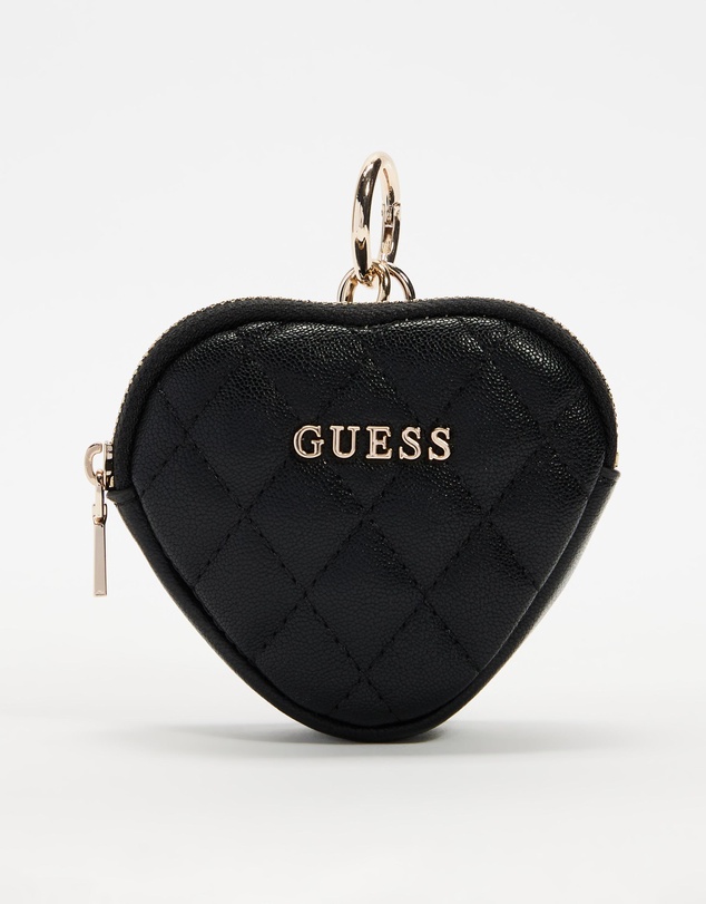 GUESS - Heart Pouch Keychain