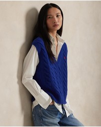 Polo Ralph Lauren - Cable-Knit Wool-Cashmere Sweater Vest