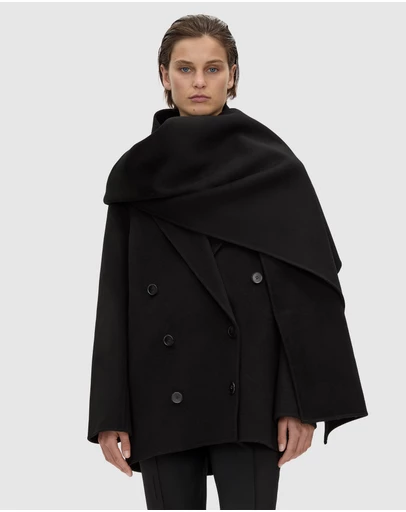 CAMILLA AND MARC - Memoria Short Coat With Scarf
