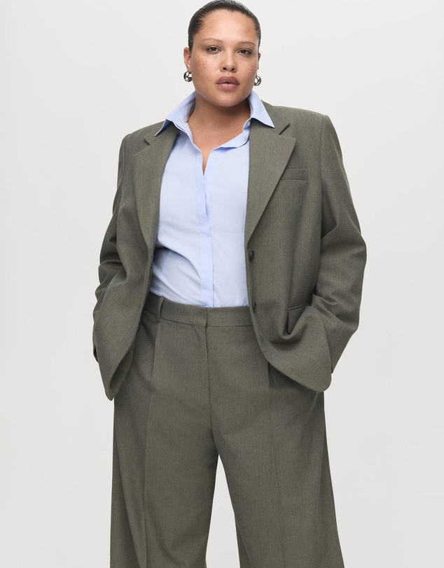 M.N.G - Pleated Straight-Leg Suit Trousers