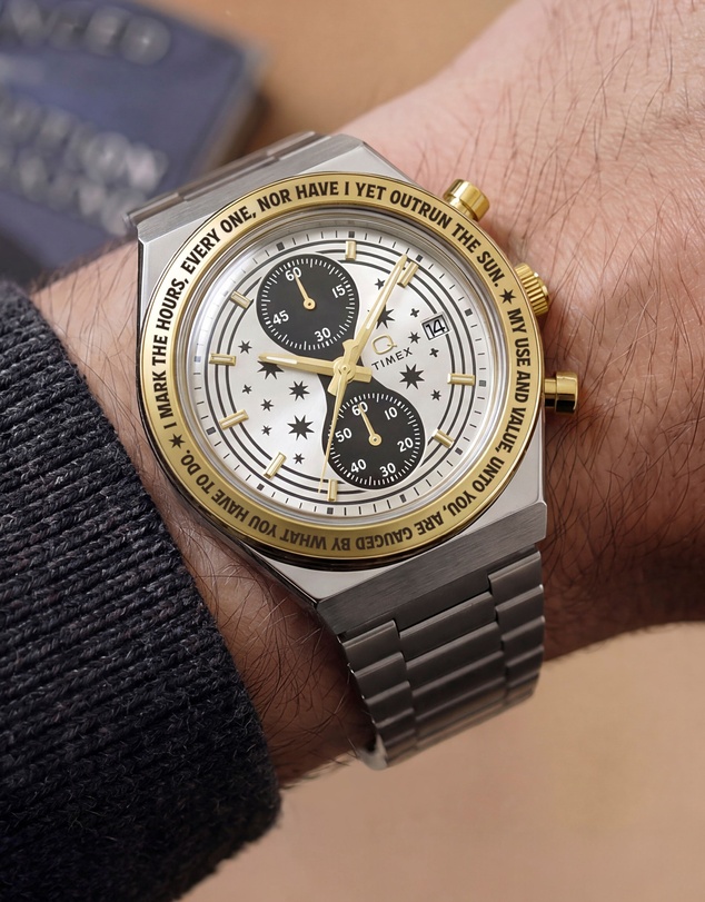 TIMEX - Harry Potter x Q Timex Time Turner Chronograph 40mm Stainless Steel Bracelet Watch