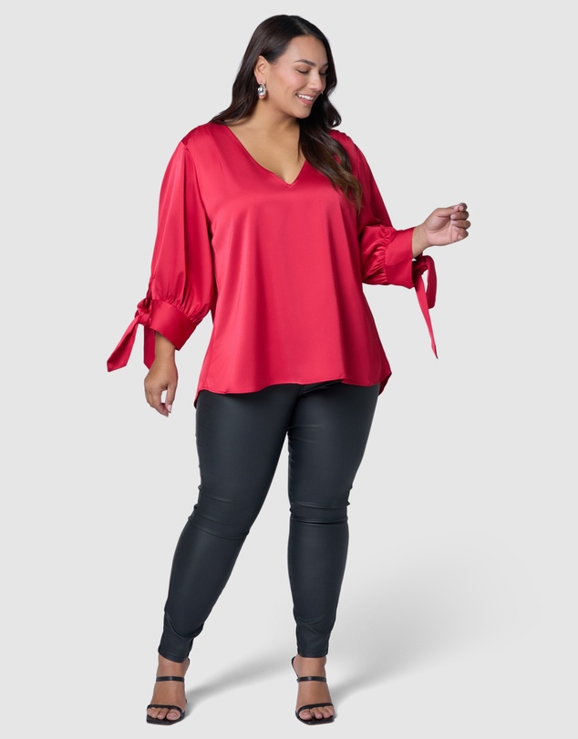 Pink Dusk by Curve Project - Charmed Blouse