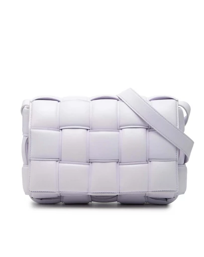 Pre-Loved by Azura Reborn - Pre-Loved Nappa Intrecciato Padded Cassette Crossbody