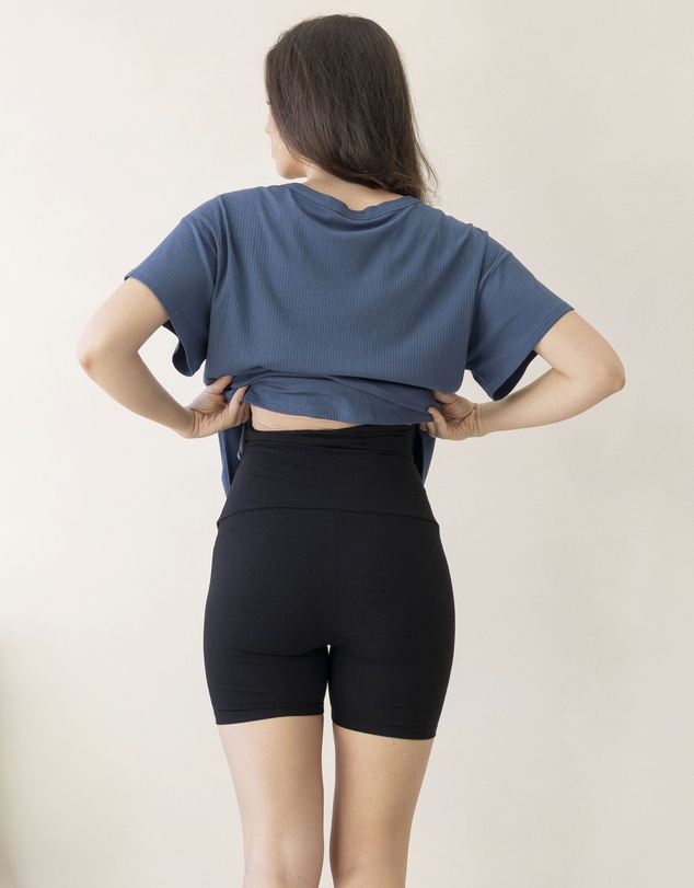 Angel Maternity - Deluxe Maternity Bamboo Bike Shorts