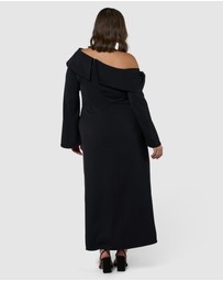 Pink Dusk by Curve Project - Say My Name Maxi Dress
