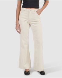 Rolla's - Eastcoast Flare Jean - Ivory Cord