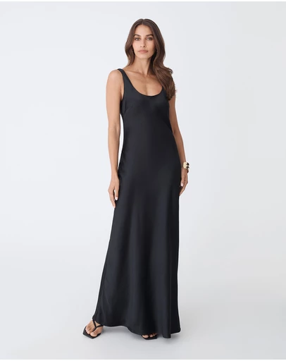 Forcast - Calliope Bias Cut Slip Dress