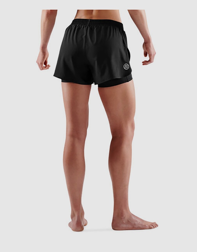 SKINS - SKINS Compression Women's Series-3 Running/Gym Superpose Tight Black