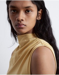 & Other Stories - Sleeveless Mock-Neck Top