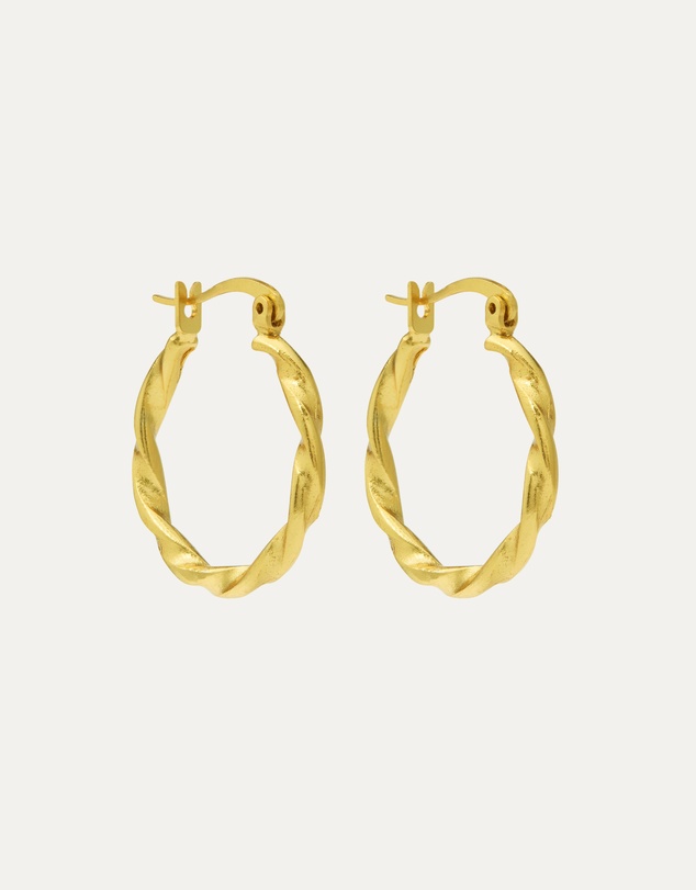 Ottoman Hands - Sabina Twist Hoop Earrings